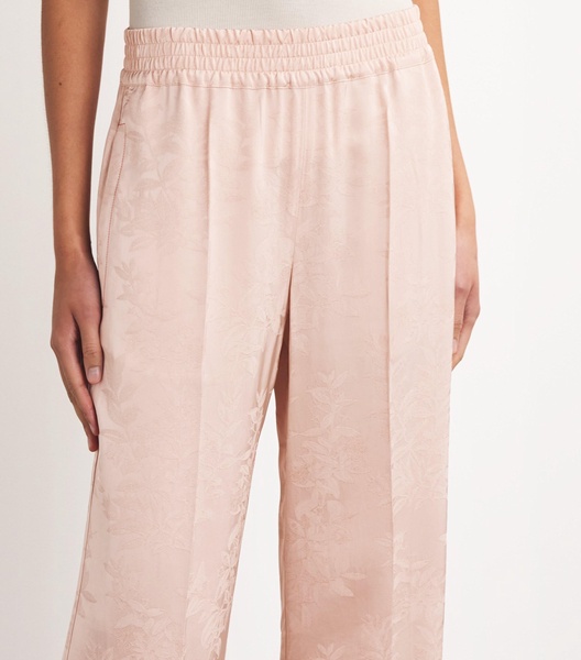 Satin Jacquard Trousers