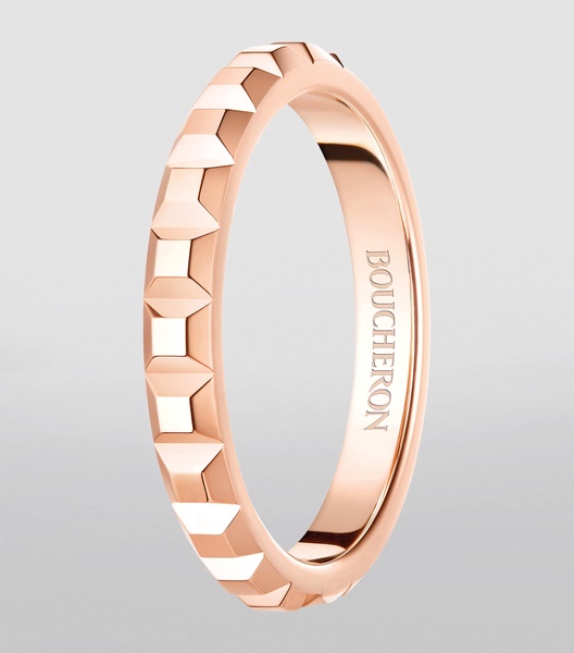 Rose Gold Quatre Clou de Paris Wedding Band