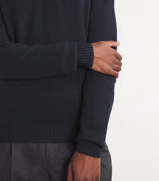 Virgin Wool Crew Neck Sweater