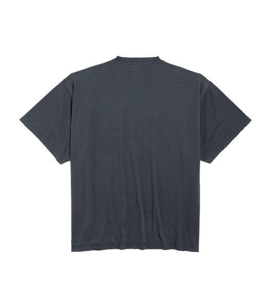 Fashion Designer Oversized T-shirt in Faded Black