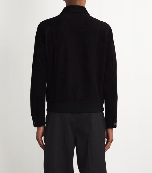 Suede Blouson Jacket