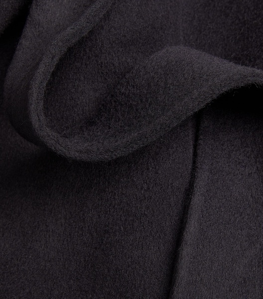 Faux Fur-Trim Coat