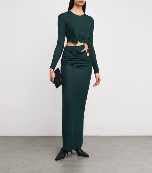 Jersey Looped Crop Top