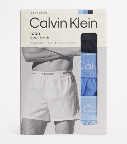 Cotton Stretch Icon Boxers (Pack of 3)