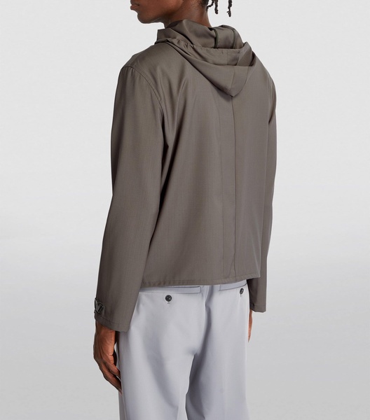 Wool Hooded Jacket
