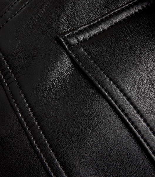 Leather-Blend Ren Jeans