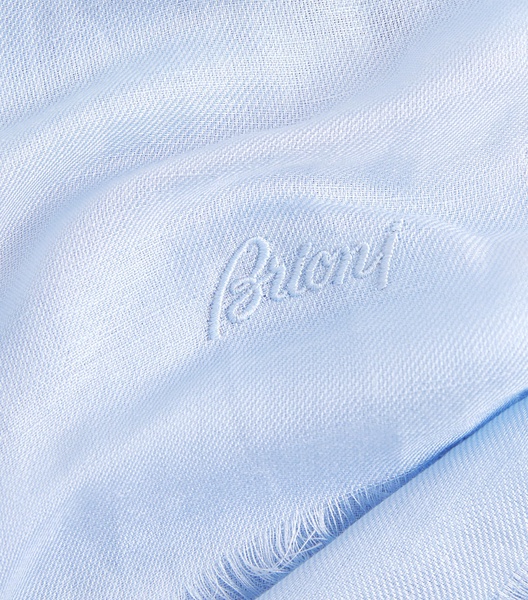 Linen-Silk Logo Scarf