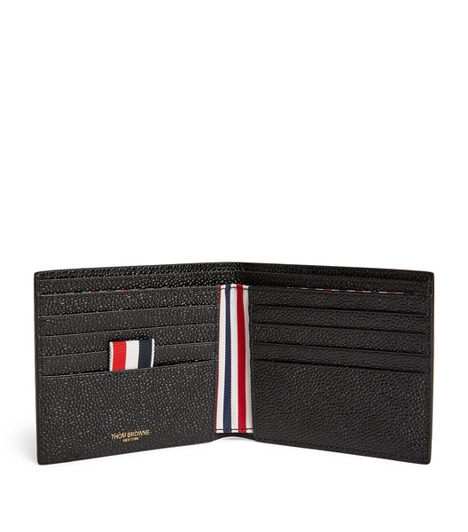 Grained Leather Bifold Wallet