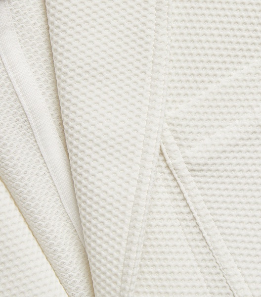 Waffle-Knit Blazer