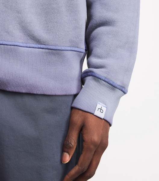 Cotton-Blend Washed Sweatshirt