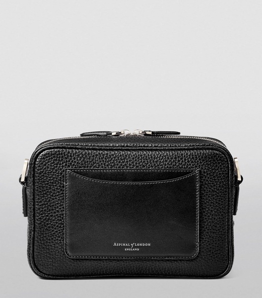 Leather Reporter East West Messenger Bag