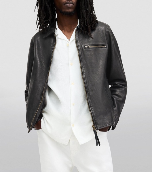Leather Miller Jacket