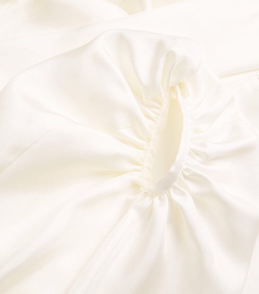 Silk Pleated Blouse
