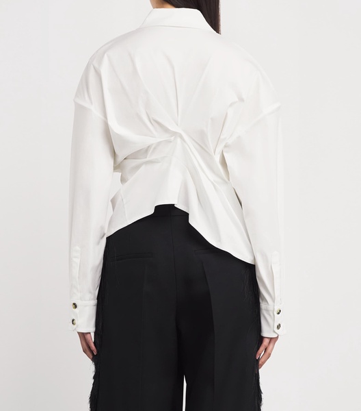 Cotton Twisted Corset Shirt