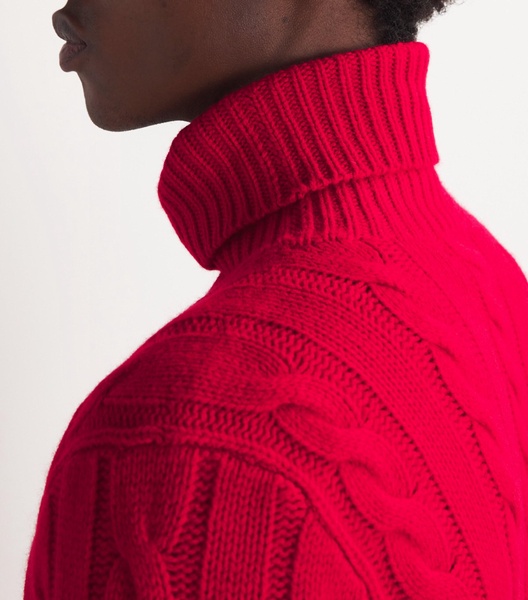 Wool-Cashmere Cable-Knit Jumper
