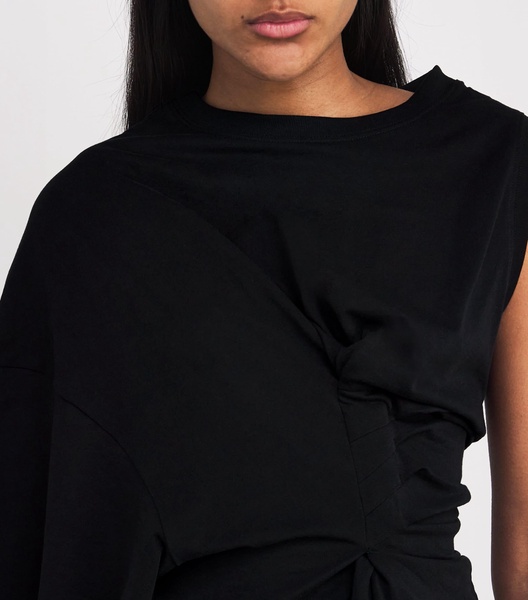 Organic Cotton One-Sleeve Top