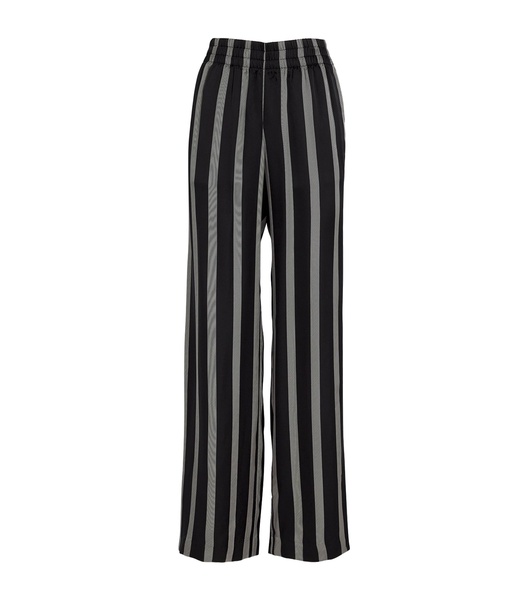 Silk-Blend Striped Soto Trousers
