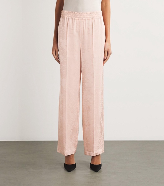 Satin Jacquard Trousers