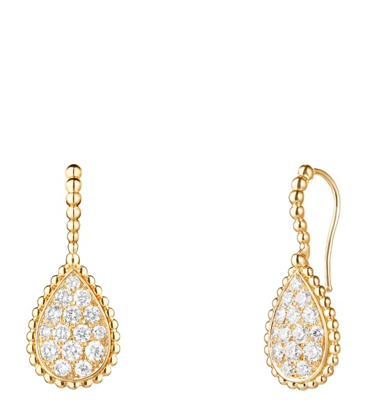 Yellow Gold Serpent Bohème Sleepers Earrings