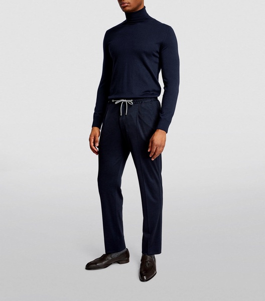 Cashmere-Silk Rollneck Sweater