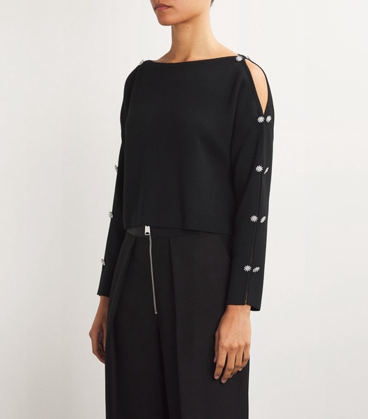 Wool Embellished Shakita Sweater