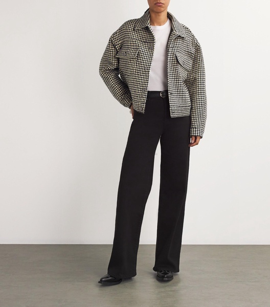 Tweed Houndstooth Jacket