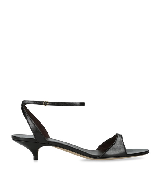 Vika Leather Heeled Sandals 35