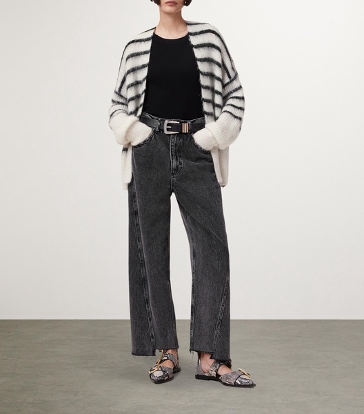 Mohair-Wool-Blend Riga Cardigan
