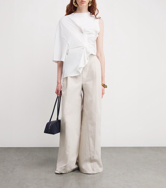 Organic Cotton Asymmetric Knot Top
