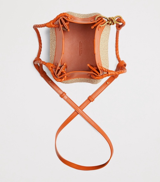 Small Raffia Parachute Shoulder Bag
