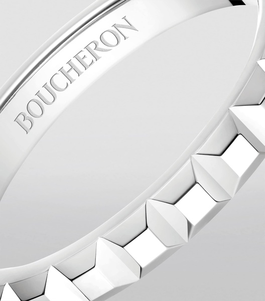 Platinum Clou de Paris Wedding Band