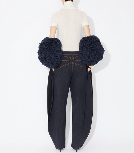 Wool Short-Sleeve Bodysuit