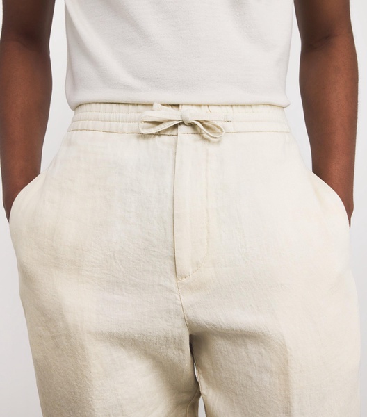 Linen Drawstring Trousers