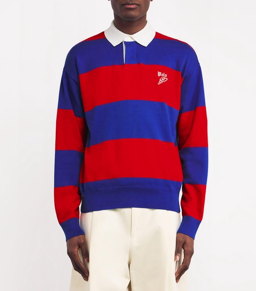 Cotton Knit Rugby Shirt