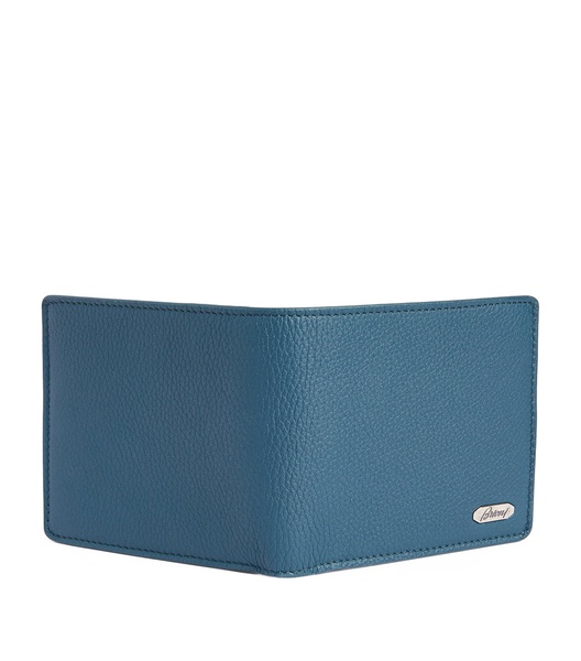 Leather Metal-Detail Wallet
