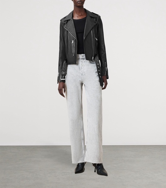Leather Balfern Biker Jacket