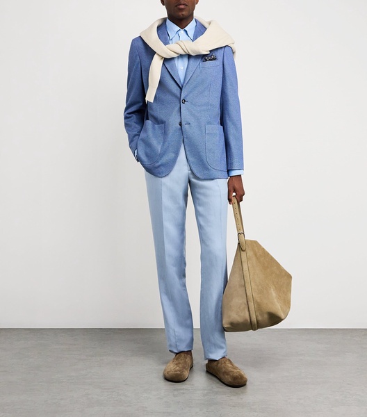 Silk-Cotton Blazer