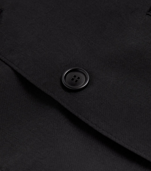 Silk-Blend Single-Breasted Blazer