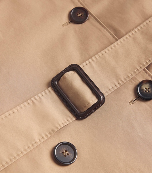 Water-Repellent Trench Coat