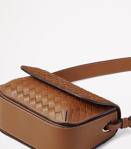 Woven Leather Ella Cross-Body Bag