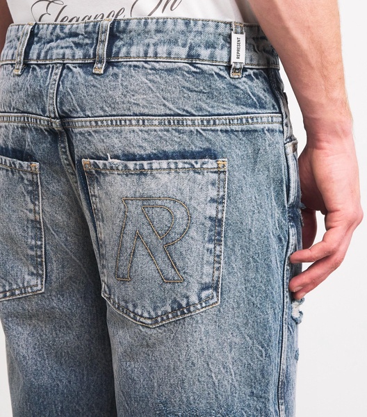 R3 Distressed Baggy Jeans