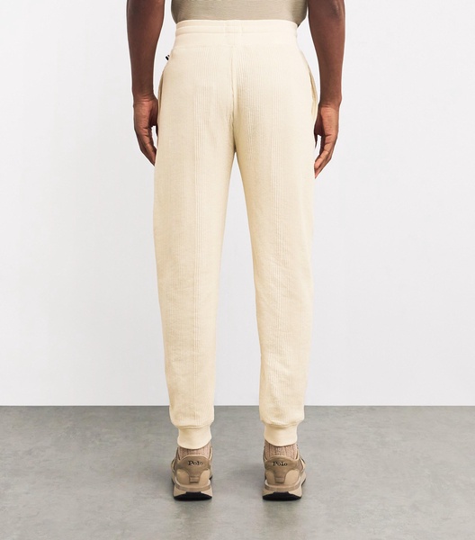 Cotton-Blend Waffle Sweatpants