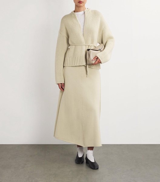 Cashmere-Blend No.388 Ease Midi Skirt