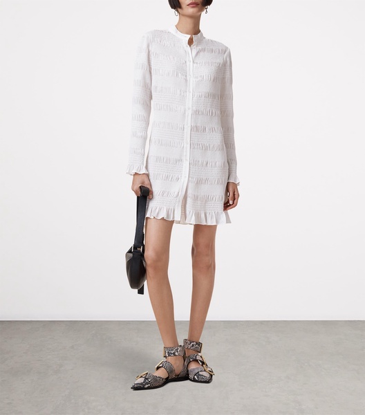 Collarless Meg Mini Dress