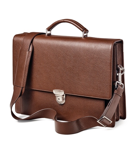 Leather City Laptop Briefcase