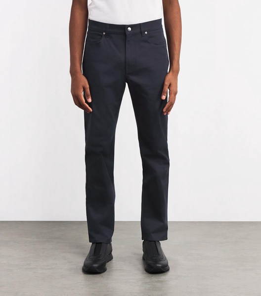 Stretch-Cotton Gabardine Jeans