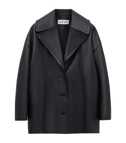 Lambskin Cropped Coat