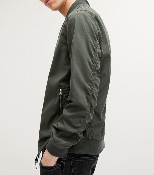 Ruched Basset Bomber Jacket