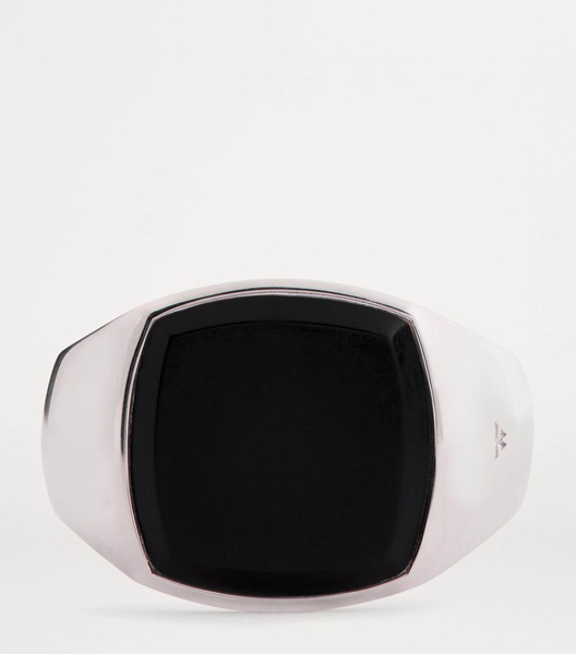 Polished Onyx Kay Signet Ring