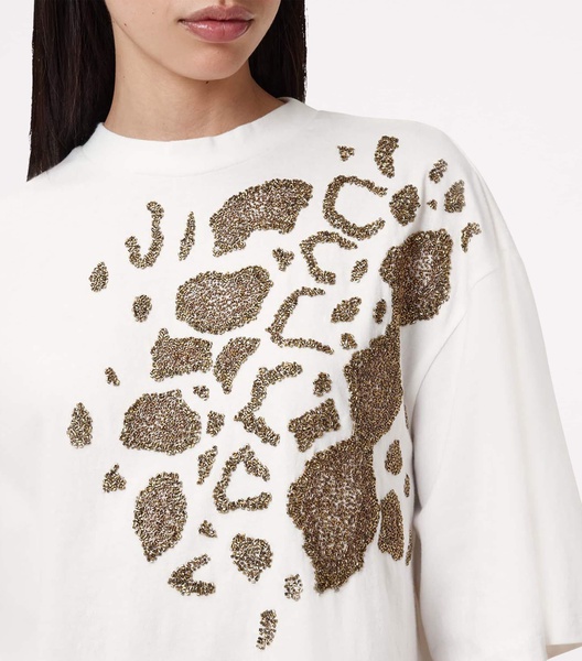 Organic Cotton Flow Amelie Beaded T-Shirt